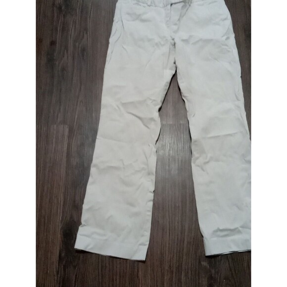 Talbots Signature Pants Womens Size 6 Petite Straight Tan Beige Chinos Trousers - Picture 2 of 14